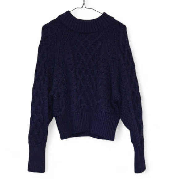 H&M Sweaters - H&M Purple Chunky Cable Knit Sweater